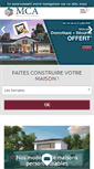 Mobile Screenshot of maisons-mca.com