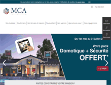 Tablet Screenshot of maisons-mca.com